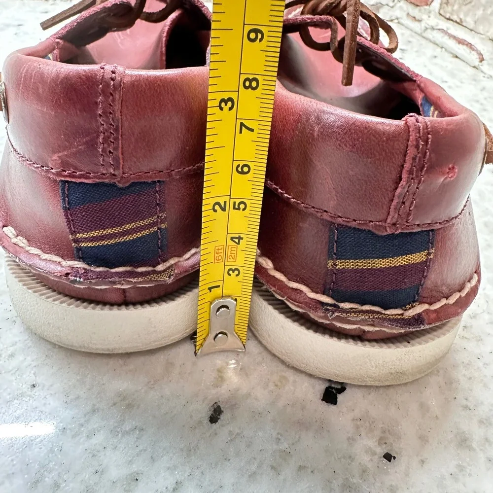Sperry Boat Shoes Men Oxblood Leather Plushwave Authentic Original Ivy League 8M